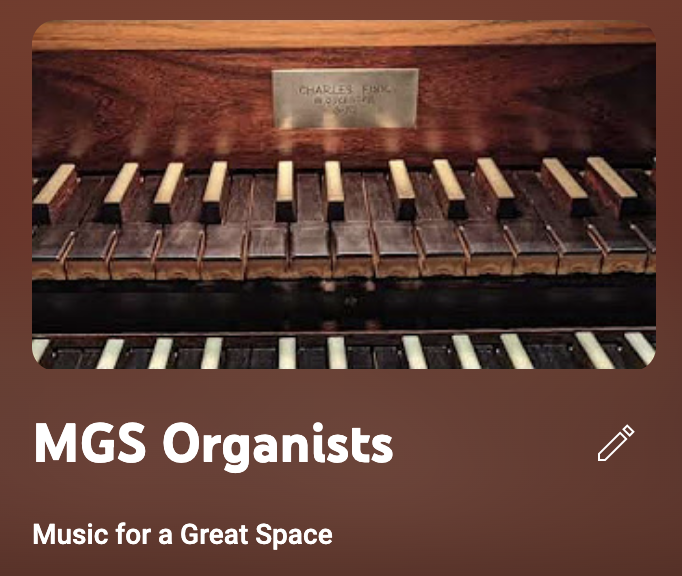 MGS Organists playlist